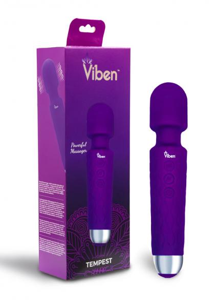 Viben Tempest Intense Wand Massager Violet Sex Toy Product
