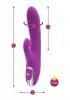 Viben Frenzy Rabbit Vibe W/ Clit Suction Berry Sex Toy Product Image 4