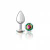 Cheeky Charms Round Rainbow Medium Silver Plug Sex Toy Product Image 1