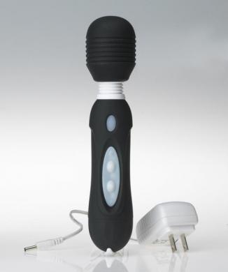 Mystic Wand Rechargeable Black Silicone