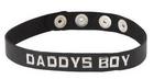 Wordband Collar Daddys Boy Black	 Sex Toy Product