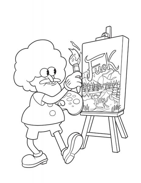 Suck My Crayon Coloring Book (net) Sex Toy Product