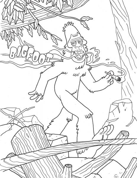 Who Smokes Weed? Coloring Book (net) Sex Toy Product