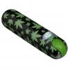 420 Stubby Vibe Black/cannabis Leaf Sex Toy Product Image 3