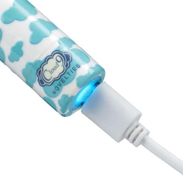 420 Slim Vibe White/blue Cloud Sex Toy Product