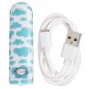 420 Stubby Vibe White/blue Cloud Sex Toy Product Image 2