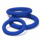 Cloud 9 Pro Sensual Silicone Cock Ring 3 Pack Blue Sex Toy Product