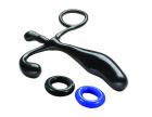 Cloud 9 Prostate Stimulator Black Bonus C Rings Sex Toy Product