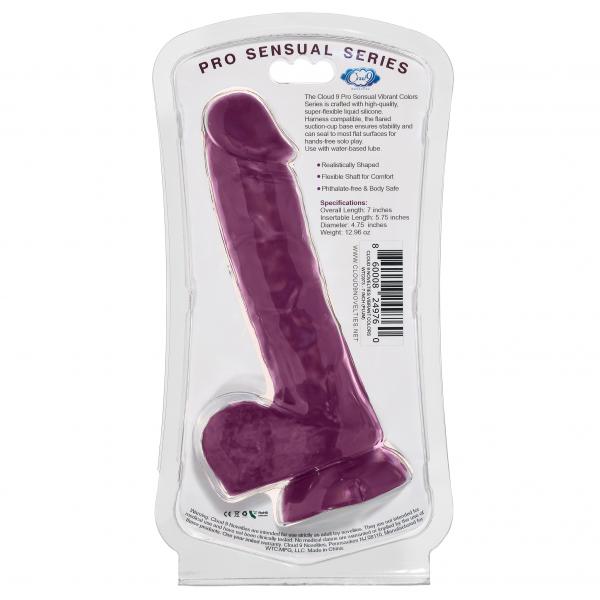 Cloud 9 Vibrant Colors 7 Plum Pro Sensual Line " Sex Toy Product