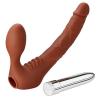 Cloud 9 Strapless Strap On Dildo Brown Sex Toy Product Image 1