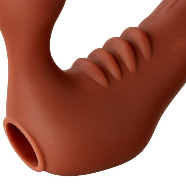 Cloud 9 Strapless Strap On Dildo Brown Sex Toy Product
