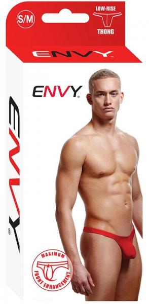 Envy Low Rise Thong Red S/m Sex Toy Product