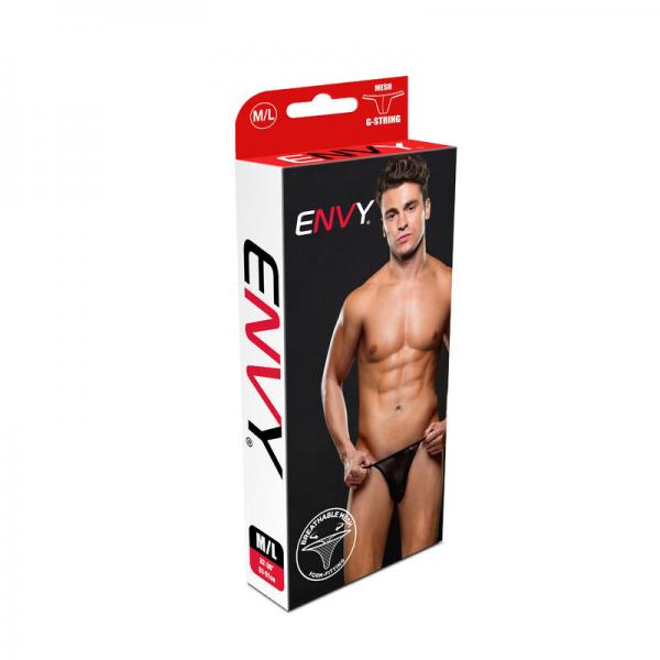Envy Mesh G-string Black M/l Sex Toy Product