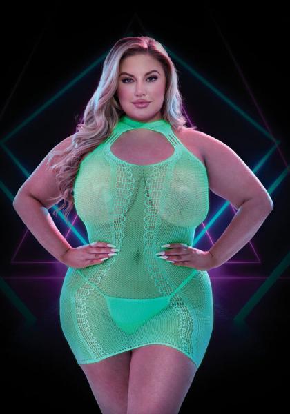 Lapdance Glow In The Dark Mini Dress Q/s Sex Toy Product