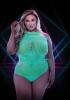 Lapdance Glow In The Dark Teddy Q/s Sex Toy Product Image 3