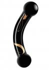 Secret Kisses 5.5in Double Ended Dildo Black & Gold Sex Toy Product