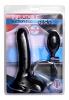 Inflatable Suction Cup Realistic Dildo Black Sex Toy Product Image 3