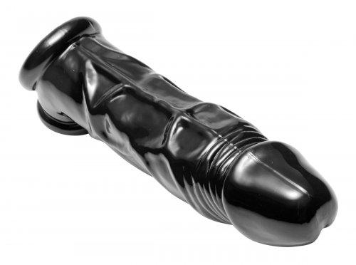 Fuk Tool Penis Sheath And Ball Stretcher Black Sex Toy Product