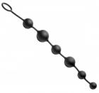 Serpent 6 Silicone Beads Of Pleasure Black Sex Toy Product