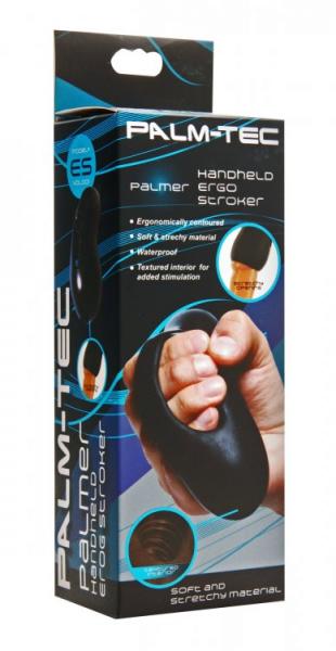 Palmer Hand Held Ergo Stroker Black Sex Toy Product
