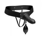 Pumper Hollow Inflatable Strap On Black Sex Toy Product