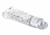 Size Matters 3in Clear Penis Extender Sleeve Sex Toy Product Image 2