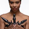 Frisky Thrill Trio Anal Plug Set Black Sex Toy Product Image 2