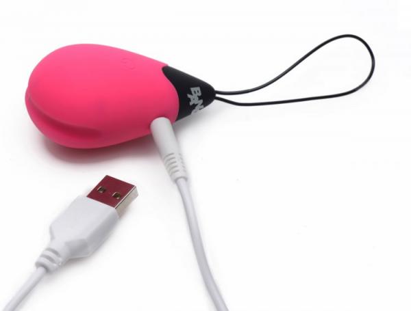 Bang! 10x Vibrating Silicone Egg W/ Remote Pink Sex Toy Product