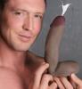 Loadz 8in Dual Density Squirting Dildo Dark Sex Toy Product Image 2