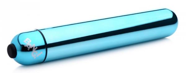 Bang! Vibrating Metallic Xl Bullet Blue Sex Toy Product