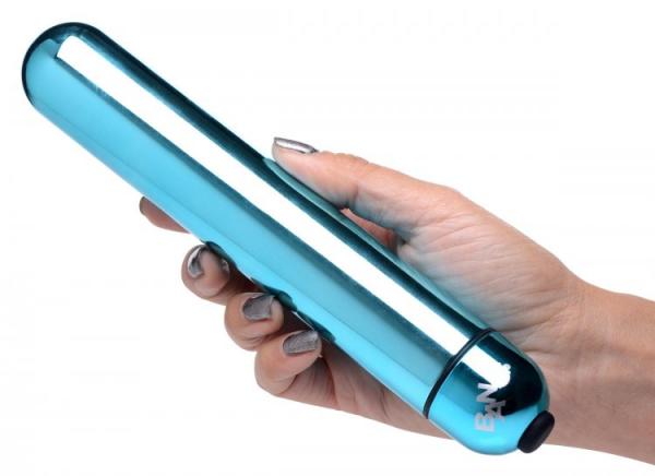 Bang! Vibrating Metallic Xl Bullet Blue Sex Toy Product