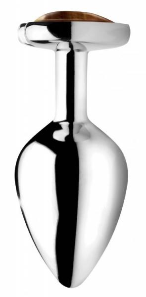 Booty Sparks Gemstones Medium Heart Anal Plug Tiger Eye Sex Toy Product