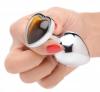 Booty Sparks Gemstones Small Heart Anal Plug Tiger Eye Sex Toy Product Image 3