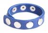 Strict Leather Cock Speed Snap Cock Ring Blue Sex Toy Product Image 2