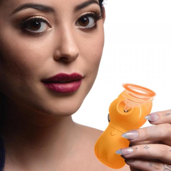 Shegasm Sucky Kitty 7x Clit Stim Orange Sex Toy Product