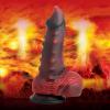 Creature Cocks Lava Demon Thick Nubbed Dildo Sex Toy Product Image 1