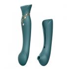 Zalo Queen Set Jewel Green Vibrator Sleeve Sex Toy Product