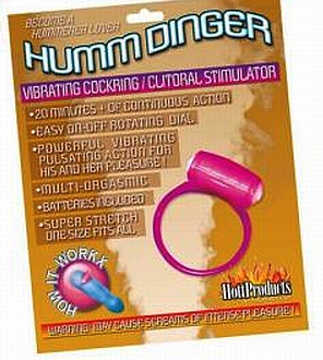 Humm Dinger Penis Ring Purple Sex Toy Product