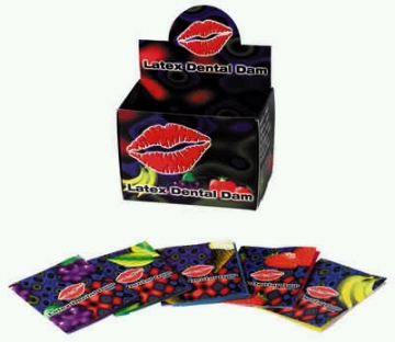 Latex Dental Dam Assorted 1 pc.