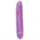 Reflective Gel Veined Double Dong 12 inches Purple  Sex Toy Product