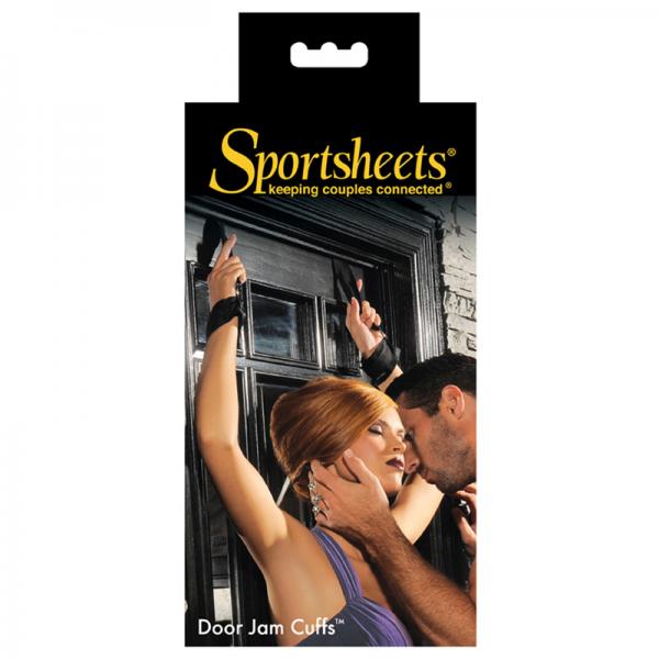 Door Jam Cuffs Black Sex Toy Product