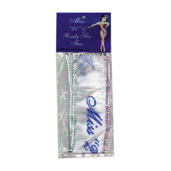 Miss 21 & Ready For Fun Sash Sex Toy Product