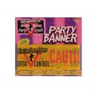Bachelorette Outta Control Party Banner Sex Toy Product