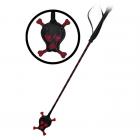 Skull Leather Riding Crop Leather Sex Toy Product