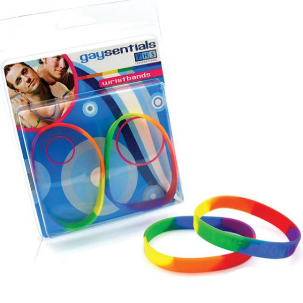 Gaysentials Rainbow Silicone Bracelet Set Sex Toy Product