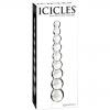 Icicles No 2 Glass Anal Beads Clear Sex Toy Product Image 2