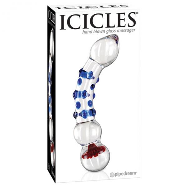 Icicles No. 18 Hand Blown Glass Massager	 Sex Toy Product