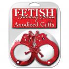 Fetish Fantasy Anodized Cuffs Red Sex Toy Product