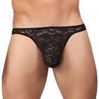 Bong Thong Stretch Lace Black Small/Medium Sex Toy Product