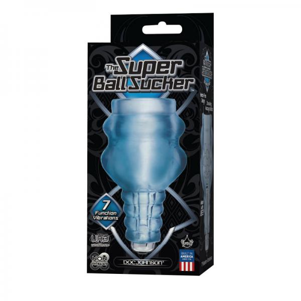 Super Ball Sucker 7 Functions Vibrations Clear Sex Toy Product